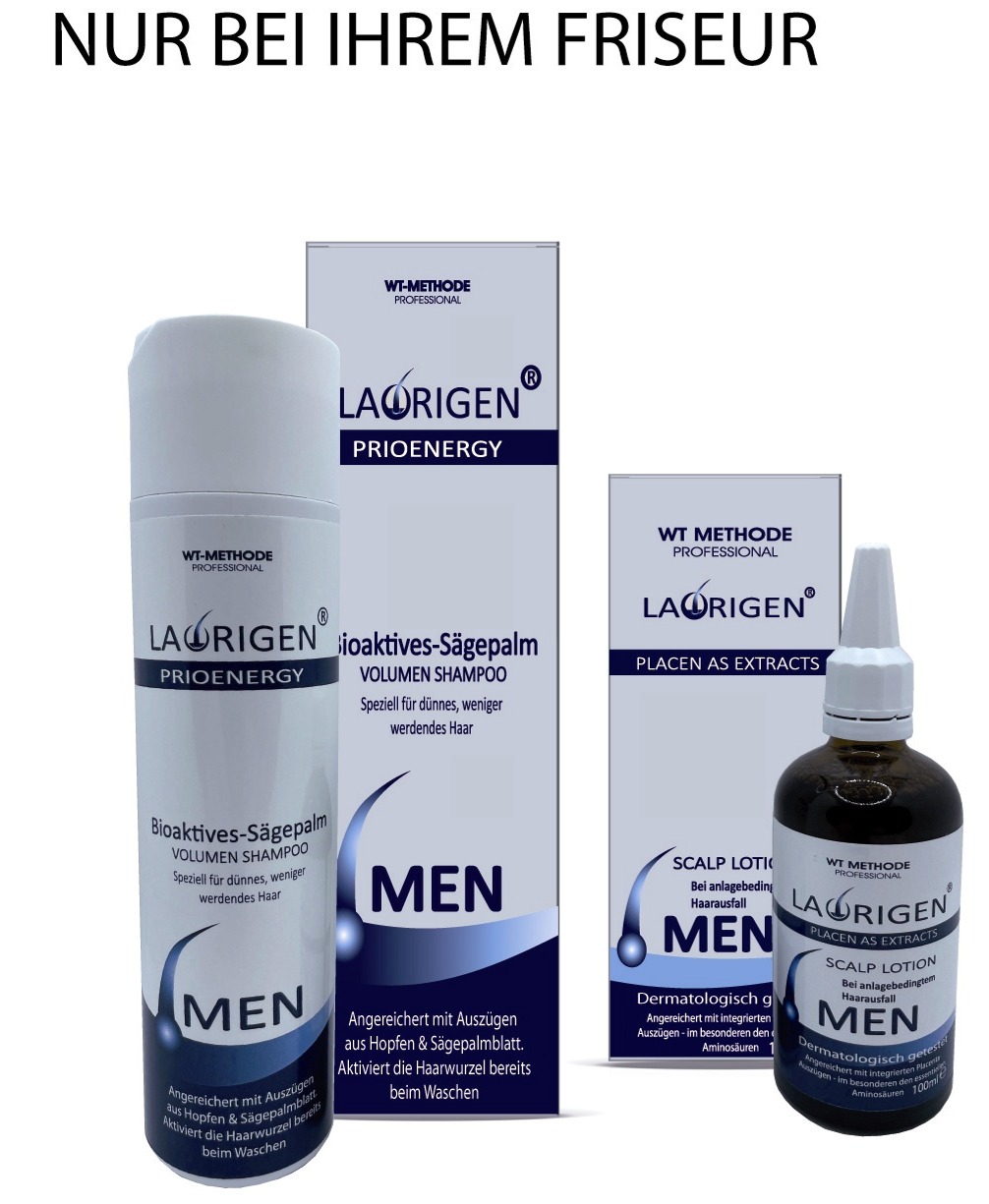 WT-METHODE PROFESSIONAL LAORIGEN®-PRIOENERGY Bioaktives Sägepalm Volumen Shampoo MEN, 250 ml
