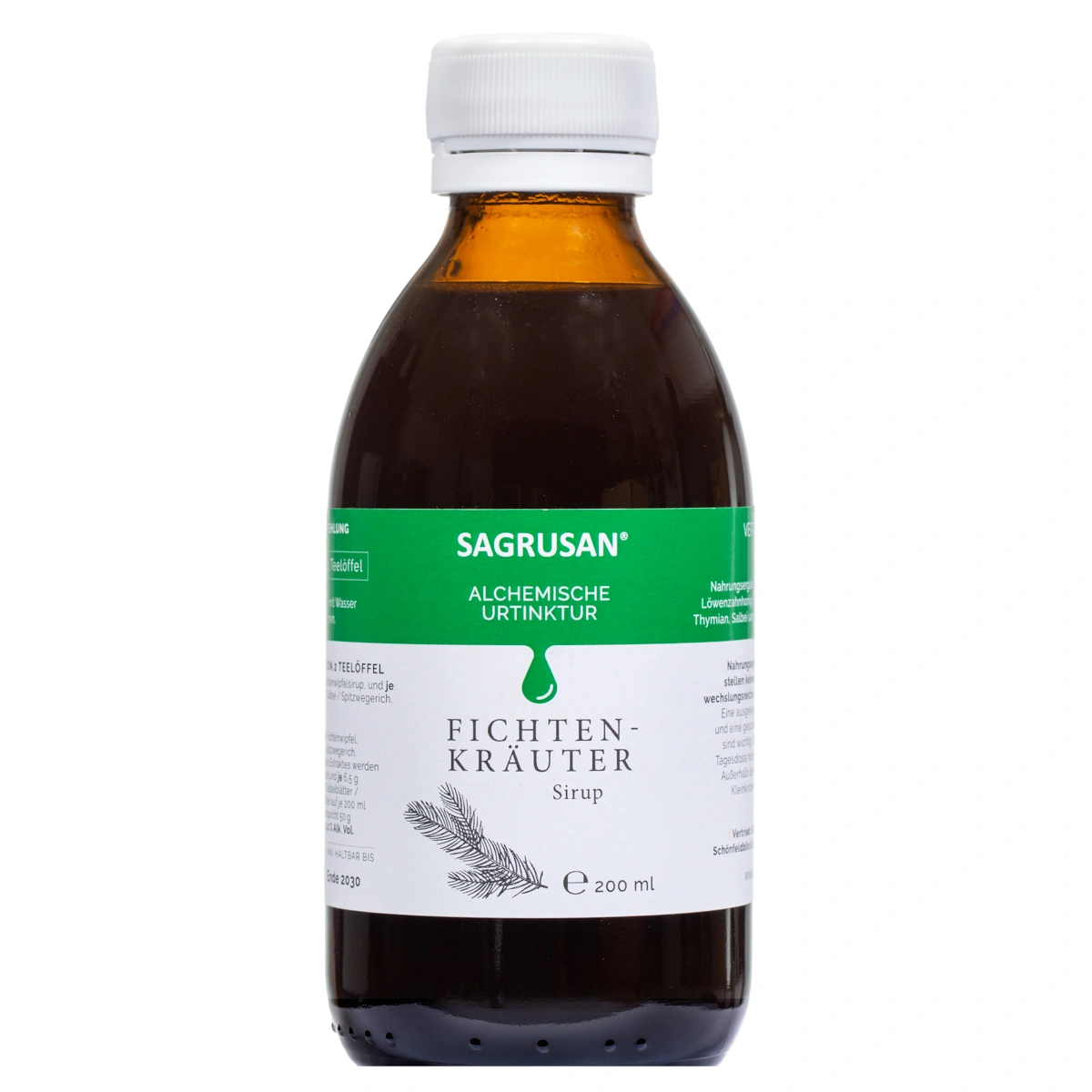 SAGRUSAN® Fichten-Kräuter Sirup, 200 ml