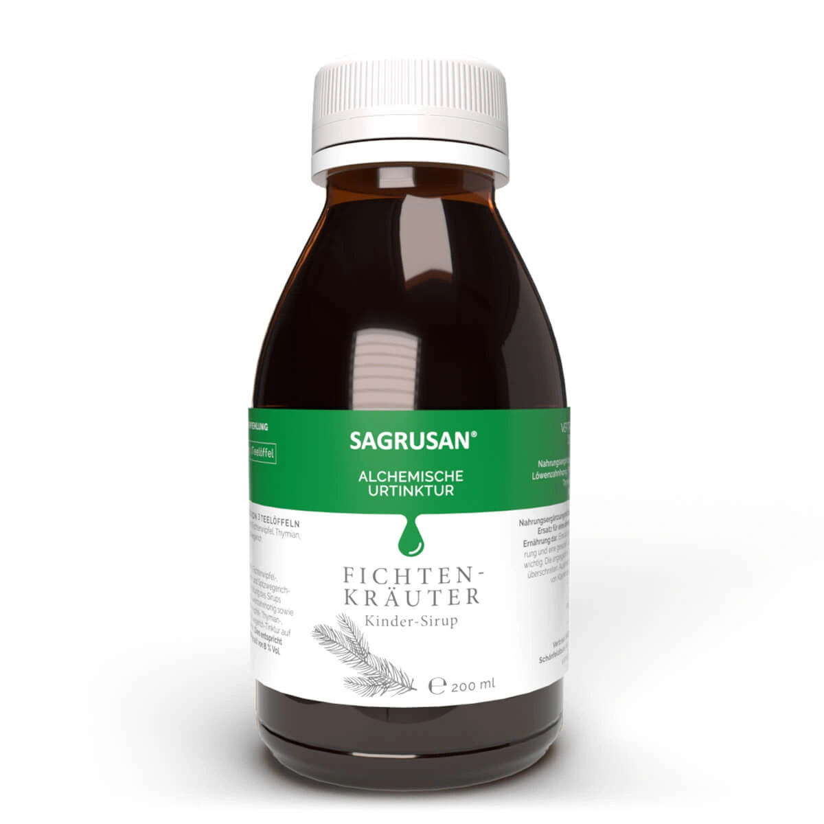SAGRUSAN® Fichten-Kräuter Sirup KINDER, 200 ml 